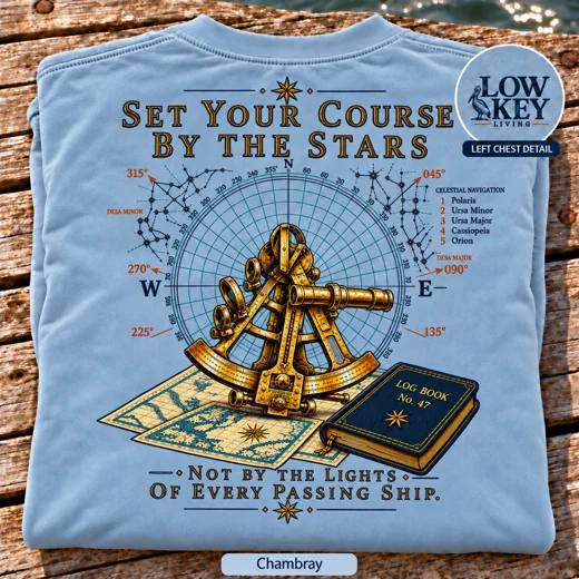Set Your Course by the Stars Comfort Colors tee