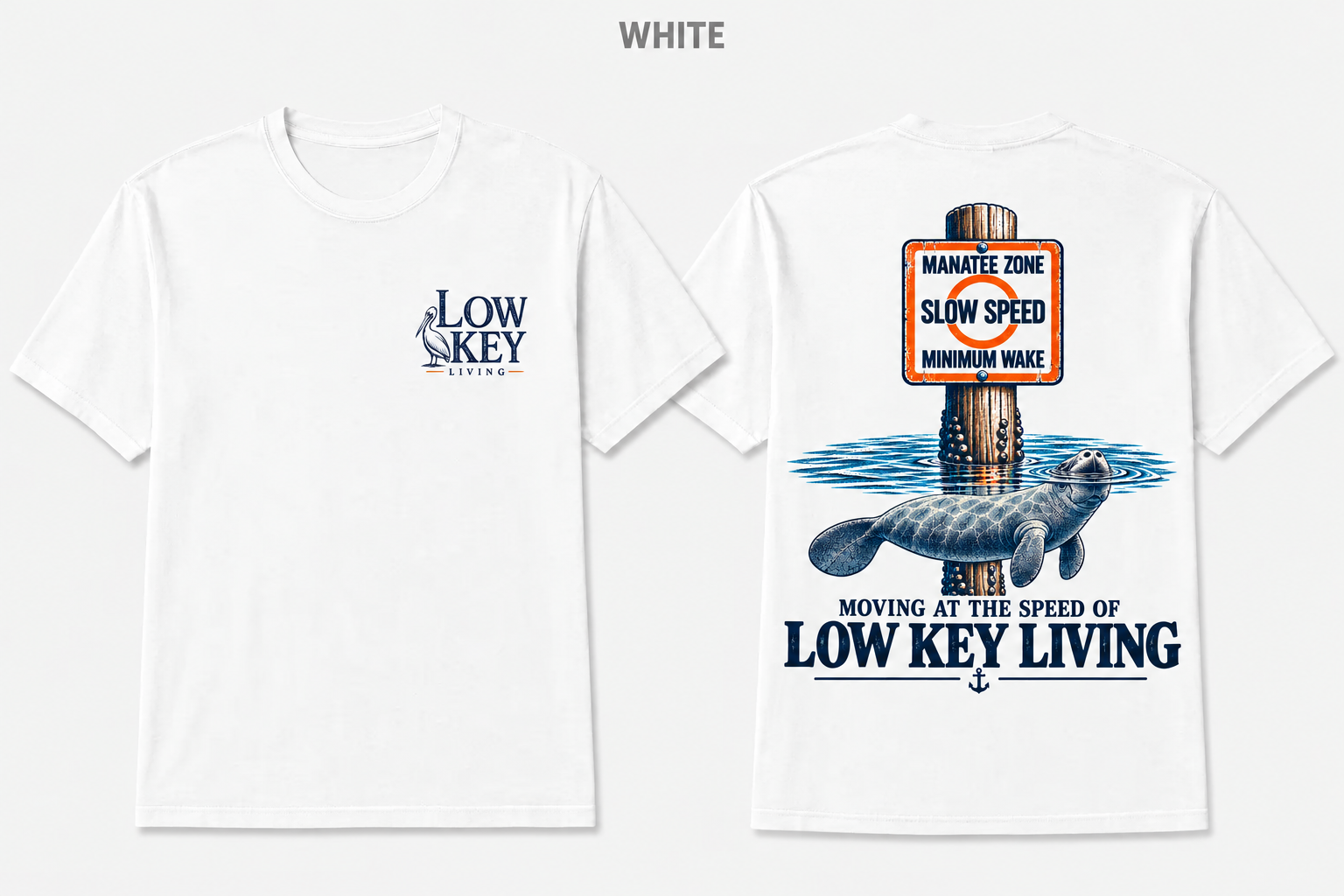 Manatee Slow Speed Zone — Short Sleeve Performance