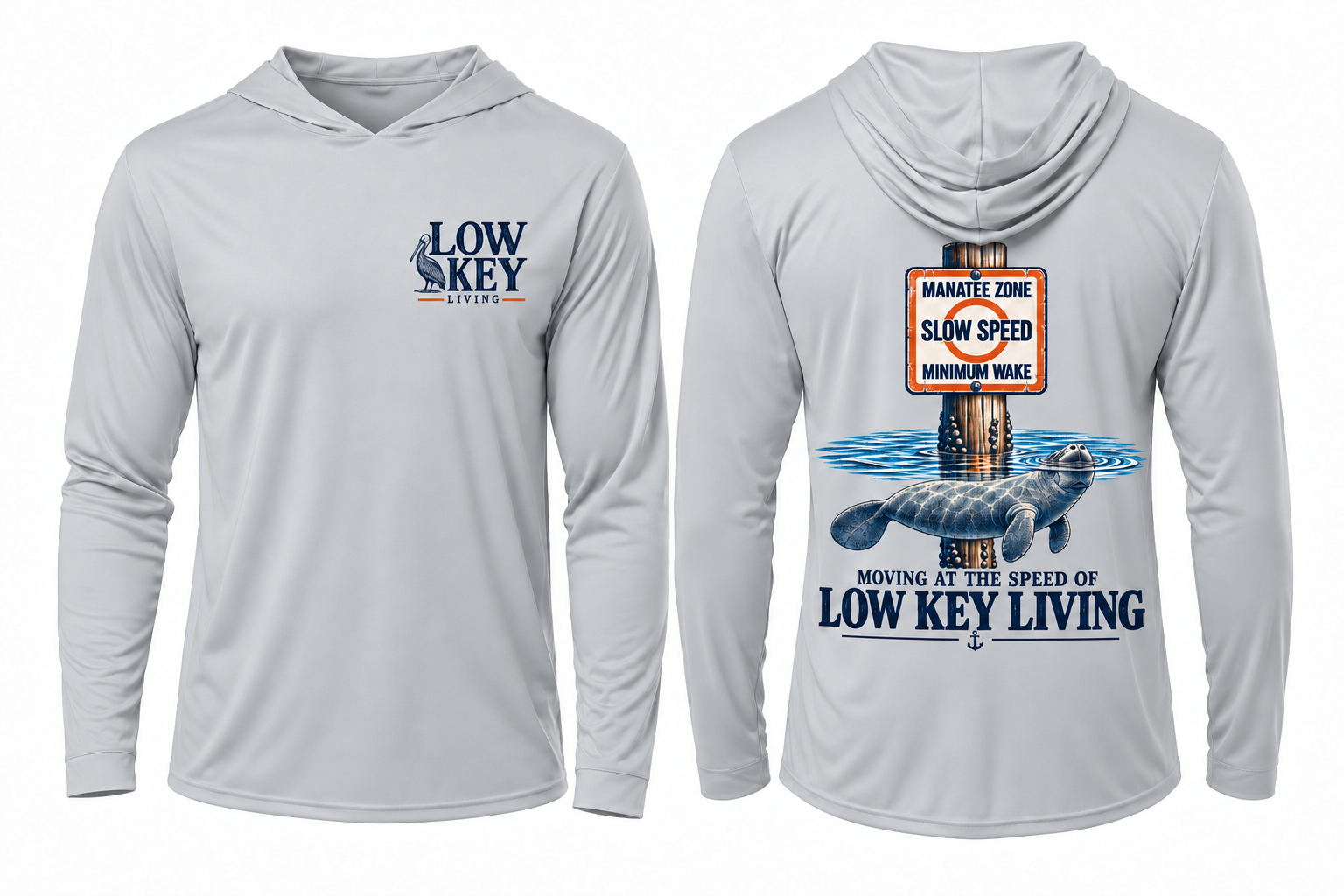 Manatee Slow Speed Zone — Hooded Performance
