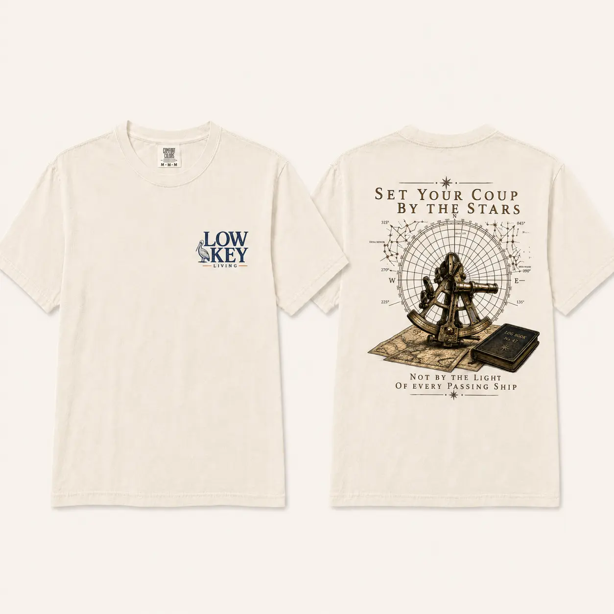 Set Your Course By The Stars Comfort Colors tee