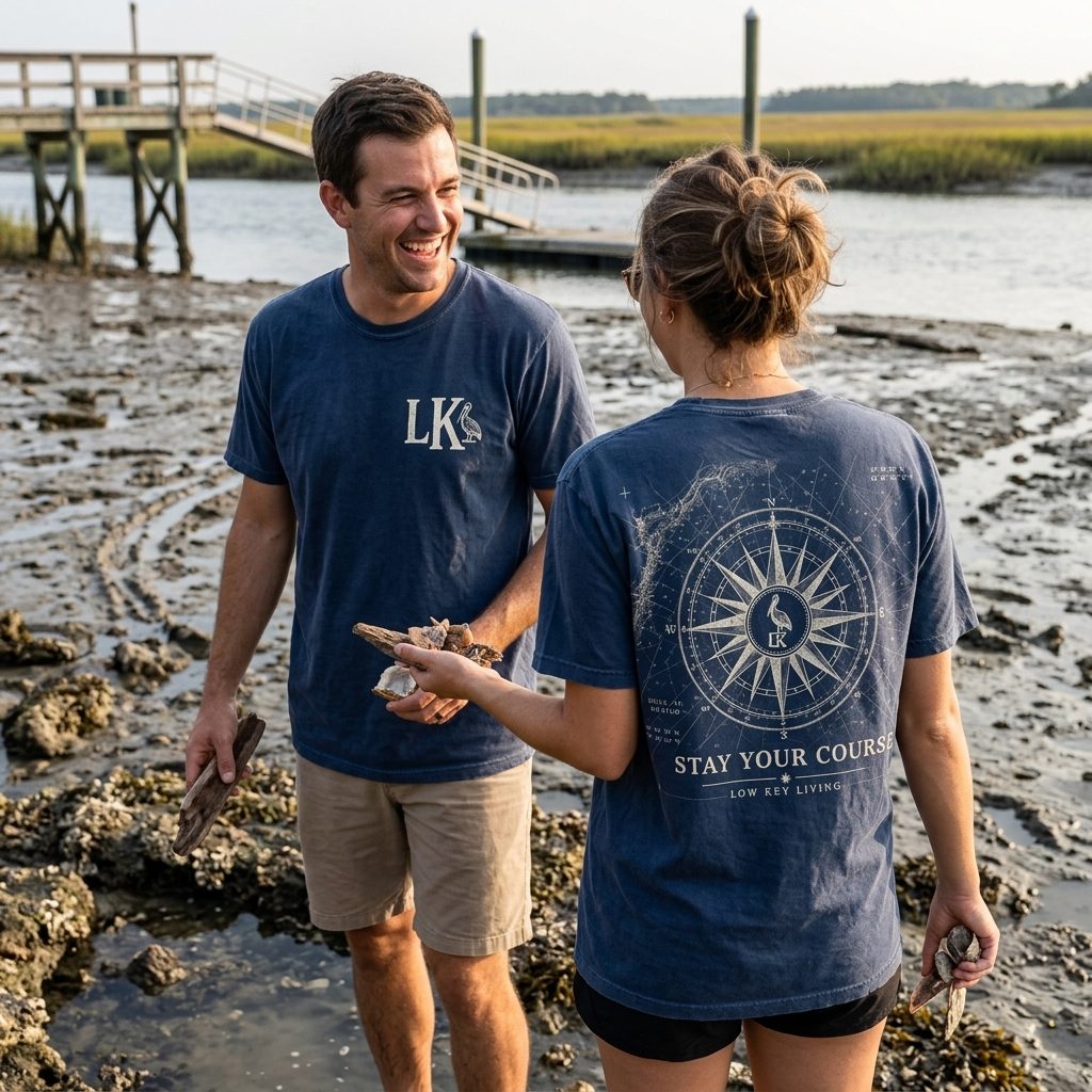Stay Your Course Low Key Living coastal apparel